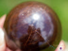 STAR GARNET Crystal Sphere - Crystal Ball, Birthstone, Housewarming Gift, Home Decor, E1155-Throwin Stones