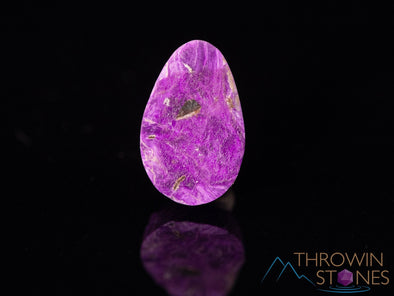 SUGILITE Crystal Cabochon, Fibrous - Gemstones, Jewelry Making, Crystals, 40332-Throwin Stones