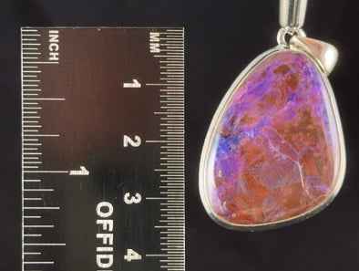 SUGILITE Crystal Pendant - AA Gel, Sterling Silver, Cabochon - Fine Jewelry, Healing Crystals and Stones, 54224-Throwin Stones