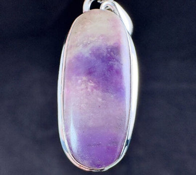 SUGILITE Crystal Pendant - AA, Sterling Silver, Oval Cabochon - Fine Jewelry, Healing Crystals and Stones, 54219-Throwin Stones
