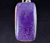 SUGILITE Crystal Pendant - AA, Sterling Silver, Rectangle Cabochon - Handmade Jewelry, Gift for Her, 54232-Throwin Stones