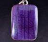 SUGILITE Crystal Pendant - AA, Sterling Silver, Rectangle Cabochon - Handmade Jewelry, Gift for Her, 54234-Throwin Stones