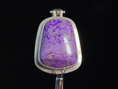 SUGILITE Crystal Pendant - Sterling Silver - Handmade Jewelry, Healing Crystals and Stones, 45941-Throwin Stones