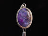 SUGILITE Crystal Pendant - Sterling Silver, Oval - Handmade Jewelry, Healing Crystals and Stones, 45949-Throwin Stones