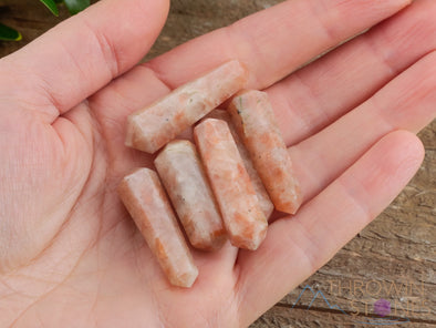 SUNSTONE Crystal Point - Mini - Jewelry Making, Healing Crystals and Stones, E1404-Throwin Stones