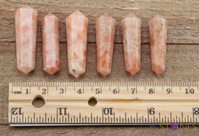 SUNSTONE Crystal Point - Mini - Jewelry Making, Healing Crystals and Stones, E1404-Throwin Stones