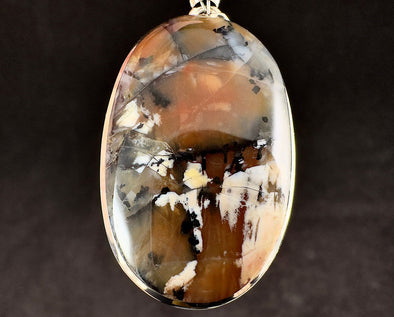 TIFFANY STONE Crystal Pendant - Sterling Silver, Opal Fluorite Bertrandite Beryllium - Fine Jewelry, Healing Crystals and Stones, 54493-Throwin Stones