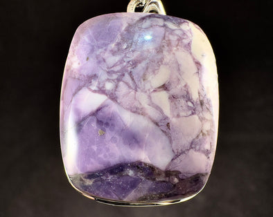 TIFFANY STONE Crystal Pendant - Sterling Silver, Opal Fluorite Bertrandite Beryllium - Fine Jewelry, Healing Crystals and Stones, 54494-Throwin Stones