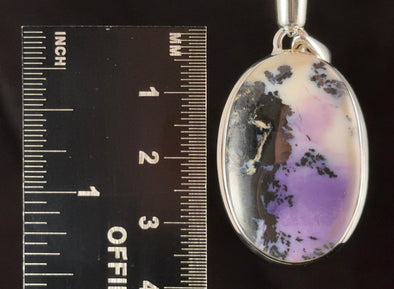 TIFFANY STONE Crystal Pendant - Sterling Silver, Opal Fluorite Bertrandite Beryllium - Fine Jewelry, Healing Crystals and Stones, 54506-Throwin Stones