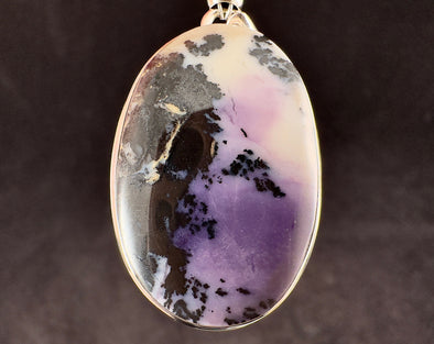 TIFFANY STONE Crystal Pendant - Sterling Silver, Opal Fluorite Bertrandite Beryllium - Fine Jewelry, Healing Crystals and Stones, 54506-Throwin Stones