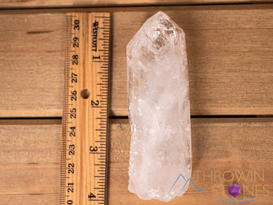 Tabular COOKEITE in Clear QUARTZ Raw Crystal - Housewarming Gift, Home Decor, Raw Crystals and Stones, 40832-Throwin Stones