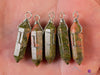 UNAKITE Crystal Pendant - Wire Wrapped Crystal Necklace, Crystal Points, Handmade Jewelry, E1950-Throwin Stones