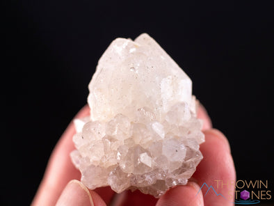 WHITE SPIRIT QUARTZ Crystal Points and Clusters - Raw Crystals, Boho Decor, Healing Crystals and Stones, E1462-Throwin Stones