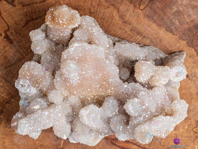 White Angel AURA QUARTZ - Rainbow Quartz Crystal, Spirit Quartz, Crystal Decor, 46681-Throwin Stones