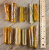 YELLOW FLUORITE Crystal Massage Wand - Crystal Wand, Self Care, Healing Crystals and Stones, E1132-Throwin Stones