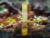 Yellow FLUORITE Crystal Tower - Crystal Wand, Crystal Points, Obelisk, Home Decor, 39930-Throwin Stones