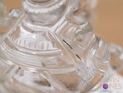 CLEAR HIMALAYAN QUARTZ Crystal Ganesha - Lord Ganesh Statue, Crystal Carving, Home Decor, Healing Crystals and Stones, 40692