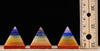 7 Chakra Crystal Pyramid - Sacred Geometry, Metaphysical, Healing Crystals and Stones, E1159-Throwin Stones