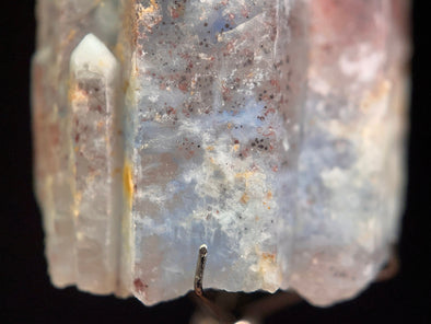 AJOITE, PAPAGOITE in QUARTZ Raw Crystal - Rare, Metaphysical, Healing Crystals and Stones, 46363-Throwin Stones