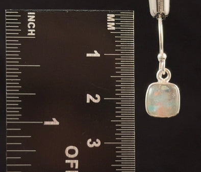 AJOITE in QUARTZ Crystal Earrings - Sterling Silver, Rare - Dangle Earrings, Fine Jewelry, Crystal Drop Earrings, 53685-Throwin Stones