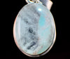 AJOITE in Quartz Crystal Pendant - Sterling Silver, Oval Cabochon - Fine Jewelry, Healing Crystals and Stones, 54527-Throwin Stones