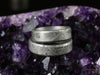 ALETAI Meteorite Ring - Sizes 5-11 - Meteorite Ring Men, Meteorite Wedding Band, Space Astronomy Gifts, E2182-Throwin Stones