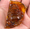 AMBER Crystal Buddha - Crystal Carving, Housewarming Gift, Home Decor, Healing Crystals and Stones, 52672-Throwin Stones