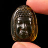 AMBER Crystal Buddha - Crystal Carving, Housewarming Gift, Home Decor, Healing Crystals and Stones, 52690-Throwin Stones