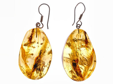 AMBER Crystal Earrings - Statement Earrings, Dangle Earrings, Handmade Jewelry, Healing Crystals and Stones, 48426-Throwin Stones