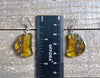 AMBER Crystal Earrings - Statement Earrings, Dangle Earrings, Handmade Jewelry, Healing Crystals and Stones, 50334-Throwin Stones