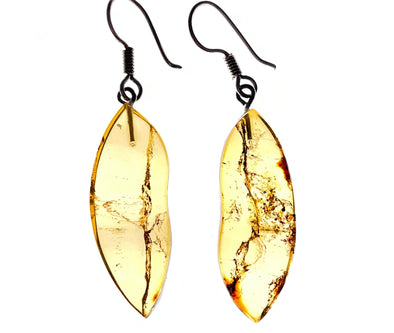 AMBER Crystal Earrings - Statement Earrings, Dangle Earrings, Handmade Jewelry, Healing Crystals and Stones, 50344-Throwin Stones