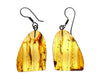 AMBER Crystal Earrings - Statement Earrings, Dangle Earrings, Handmade Jewelry, Healing Crystals and Stones, 50345-Throwin Stones