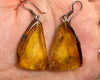 AMBER Crystal Earrings - Statement Earrings, Dangle Earrings, Handmade Jewelry, Healing Crystals and Stones, 50351-Throwin Stones