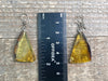AMBER Crystal Earrings - Statement Earrings, Dangle Earrings, Handmade Jewelry, Healing Crystals and Stones, 50351-Throwin Stones