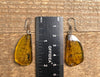 AMBER Crystal Earrings - Statement Earrings, Dangle Earrings, Handmade Jewelry, Healing Crystals and Stones, 50354-Throwin Stones