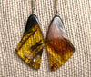 AMBER Crystal Earrings - Statement Earrings, Dangle Earrings, Handmade Jewelry, Healing Crystals and Stones, 50365-Throwin Stones