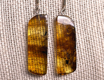 AMBER Crystal Earrings - Statement Earrings, Dangle Earrings, Handmade Jewelry, Healing Crystals and Stones, 50374-Throwin Stones
