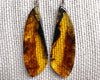 AMBER Crystal Earrings - Statement Earrings, Dangle Earrings, Handmade Jewelry, Healing Crystals and Stones, 50375-Throwin Stones