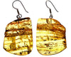 AMBER Crystal Earrings - Statement Earrings, Dangle Earrings, Handmade Jewelry, Healing Crystals and Stones, 50381-Throwin Stones