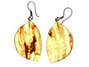 AMBER Crystal Earrings - Statement Earrings, Dangle Earrings, Handmade Jewelry, Healing Crystals and Stones, 50386-Throwin Stones