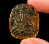 AMBER Crystal Ganesha - Crystal Carving, Housewarming Gift, Home Decor, Healing Crystals and Stones, 52697-Throwin Stones