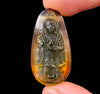 AMBER Crystal Kuan Yin - Crystal Carving, Housewarming Gift, Home Decor, Healing Crystals and Stones, 52668-Throwin Stones