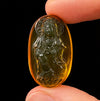 AMBER Crystal Kuan Yin - Crystal Carving, Housewarming Gift, Home Decor, Healing Crystals and Stones, 52686-Throwin Stones