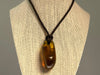 AMBER Crystal Necklace - Pendant Necklace, Handmade Jewelry, Healing Crystals and Stones, 48534-Throwin Stones