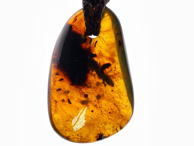 AMBER Crystal Necklace - Pendant Necklace, Handmade Jewelry, Healing Crystals and Stones, 48543-Throwin Stones