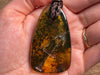 AMBER Crystal Necklace - Pendant Necklace, Handmade Jewelry, Healing Crystals and Stones, 48546-Throwin Stones
