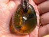 AMBER Crystal Necklace - Pendant Necklace, Handmade Jewelry, Healing Crystals and Stones, 48549-Throwin Stones