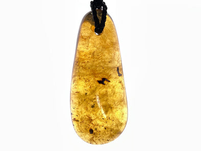 AMBER Crystal Necklace - Pendant Necklace, Handmade Jewelry, Healing Crystals and Stones, 48551-Throwin Stones