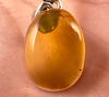 AMBER Crystal Pendant - Sterling Silver - Pendant Necklace, Fine Jewelry, Healing Crystals and Stones 53437-Throwin Stones