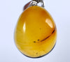 AMBER Crystal Pendant - Sterling Silver - Pendant Necklace, Fine Jewelry, Healing Crystals and Stones 53441-Throwin Stones